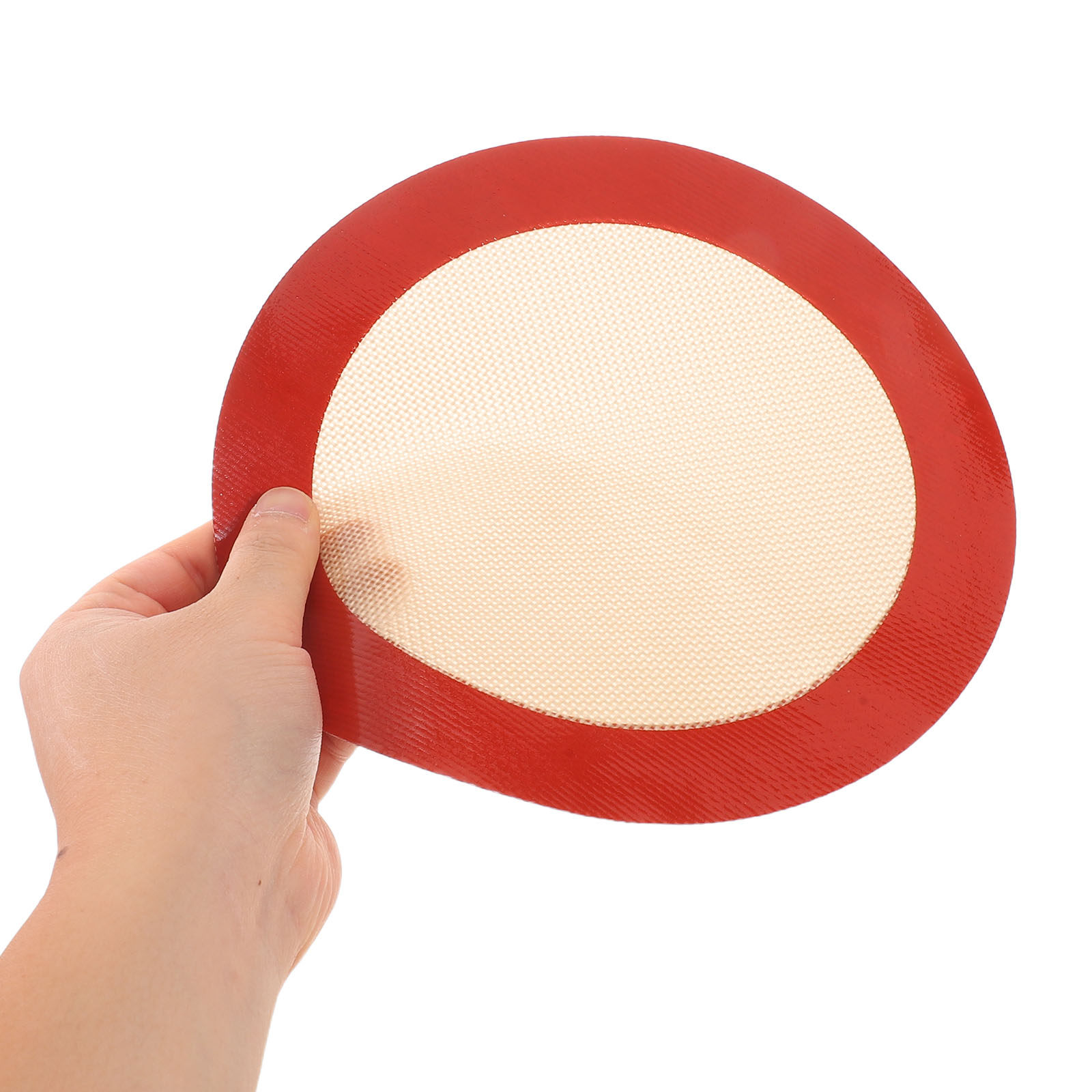 Heat Mat Silicone - แผ่นรองอบซิลิโคนทรงกลม 2 ชิ้น ทนความร้อน ไม่ติดกระทะ ใช้ซ้ำได้