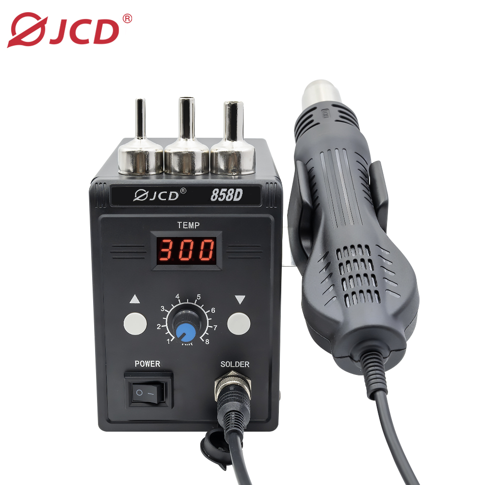 Hot Air Station 858 - ปืนลมร้อน JCD รุ่น 858D 700W สถานีบัดกรี