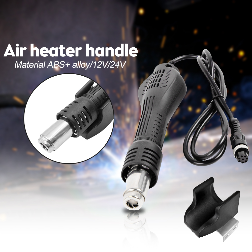 Hot Air Station 858 - ด้ามจับสำหรับสถานีบัดกรี 858/878/8586/898D, ด้ามจับปืนลมร้อน 12V, เครื่องมือบัดกรีและซ่อมแซม