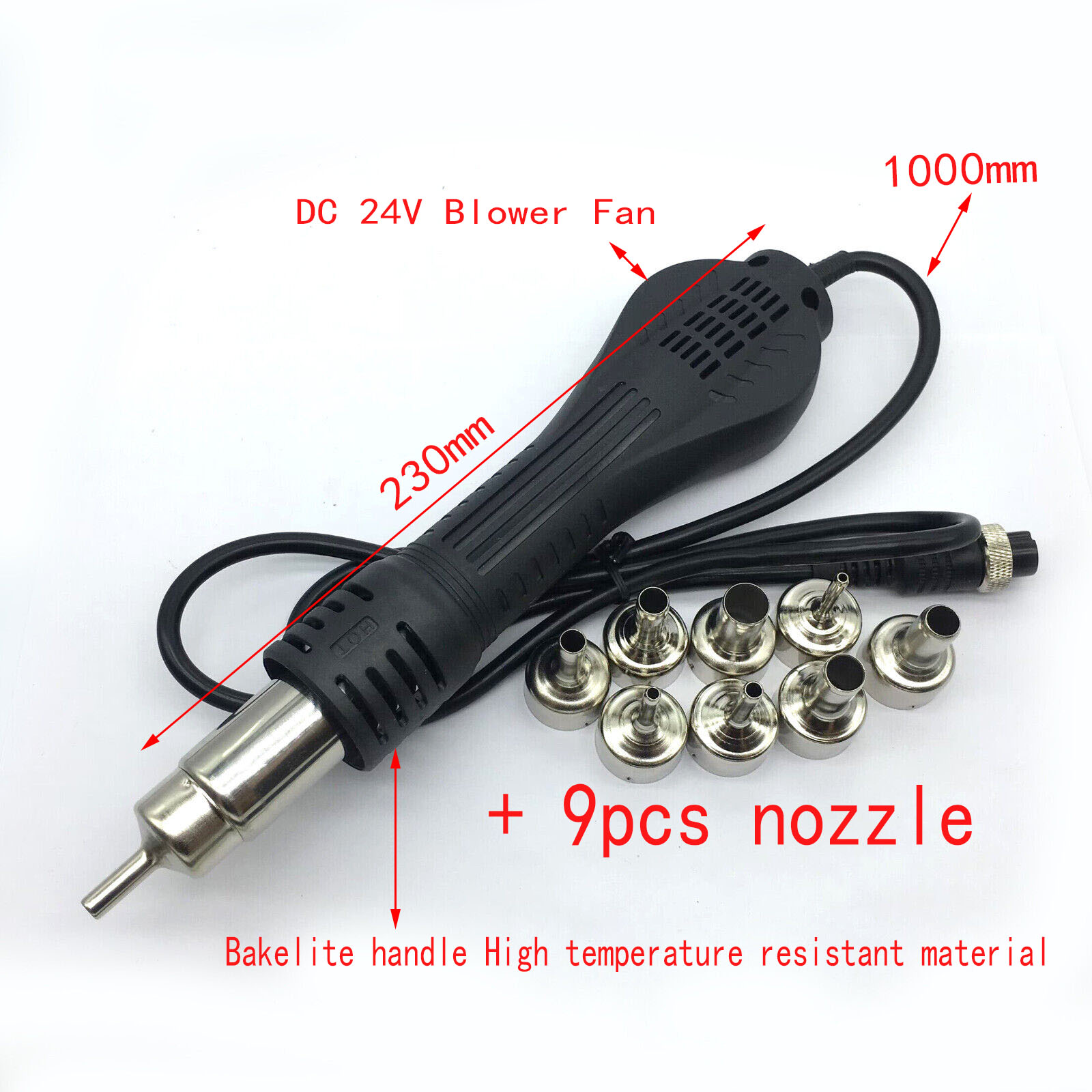 ปืนความร้อน AC 110V, ปืนเป่าลม - Hot Air Station 858 บทวิจารณ์และราคา