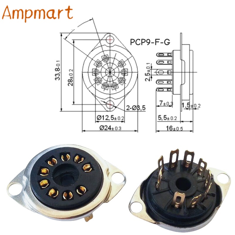 ชุดซ็อกเก็ตหลอดเบกาไลต์ 9 พิน  - Vintage Electronics Repair Youtube บทวิจารณ์และราคา