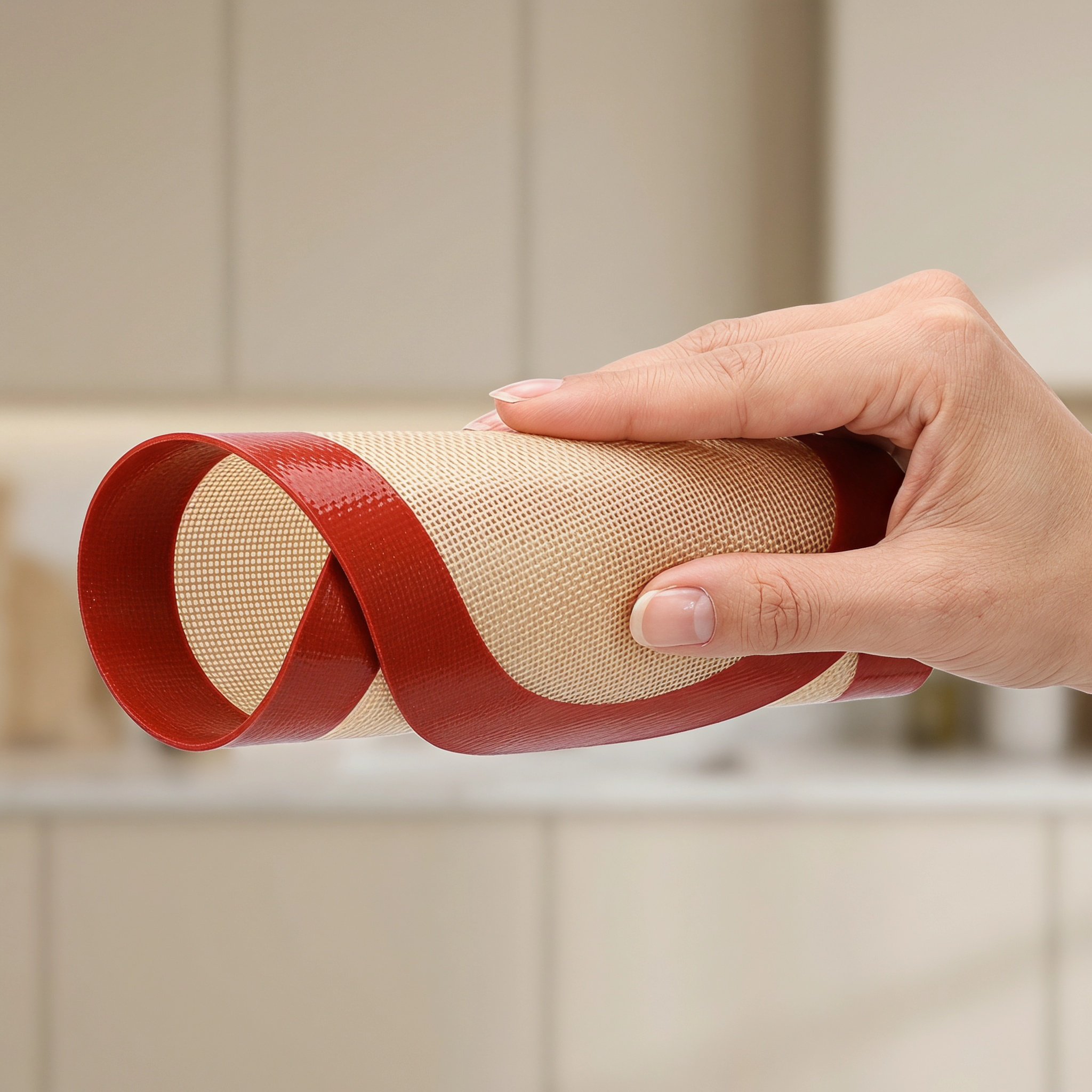 แผ่นรองอบซิลิโคน 2 ชิ้น ทรงกลม - Heat Mat Silicone บทวิจารณ์และราคา