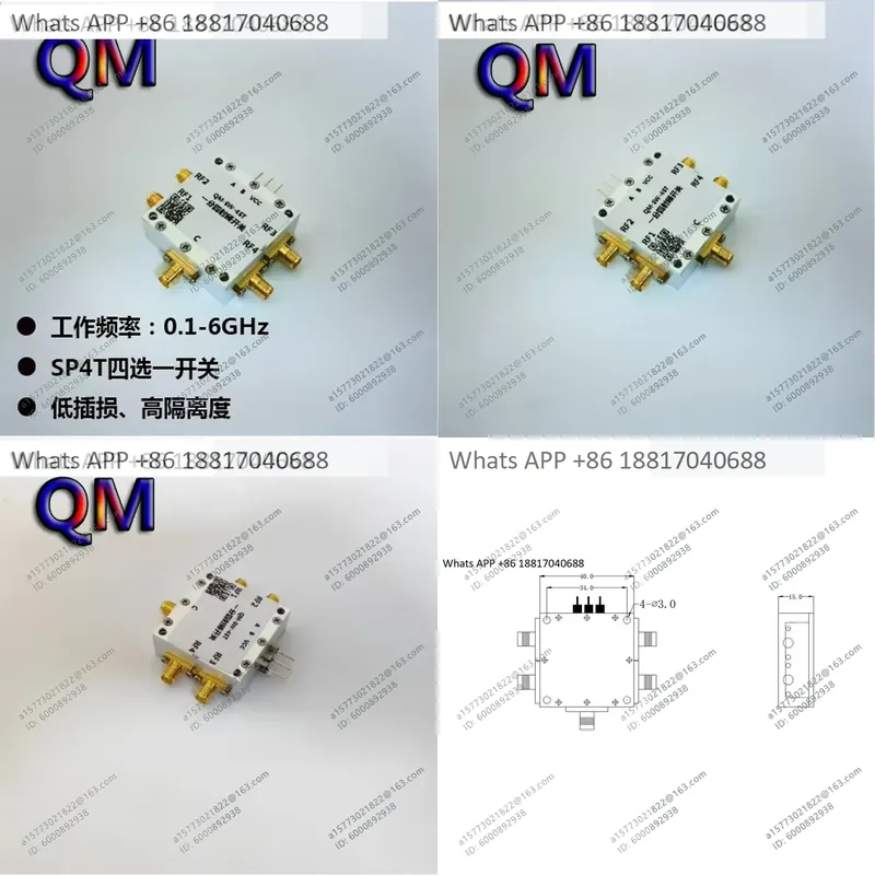1 ชิ้นสำหรับ QM-SW-4ST 0.1-6 G - Qm Electronics & Repair Services Photos บทวิจารณ์และราคา