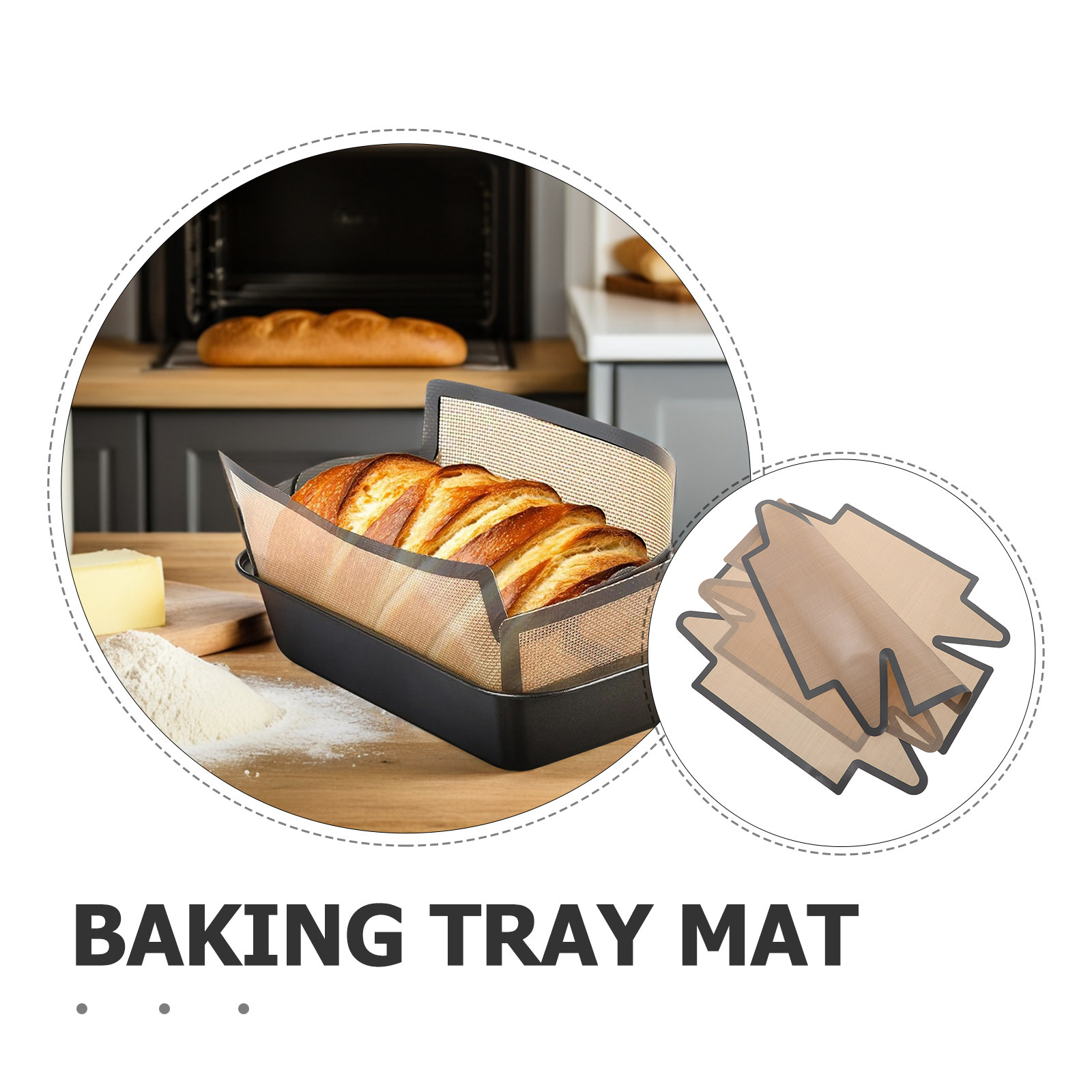 แผ่นรองอบซิลิโคน 2 ชิ้น ไม่ติด - Heat Mat Silicone บทวิจารณ์และราคา